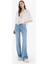 Straight Wide Yüksek Bel Uzun Jean Yıkamalı Pantolon E3190AX25SP 1