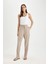 Belmando Harem Kumaş Pantolon Cepli Normal Bel Basic Düz Paça L3164AZ24SM 2