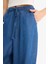 Pull On Wide Leg Yüksek Bel Uzun Tensel Yıkamalı Pantolon D8243AX25SM 5