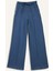Pull On Wide Leg Yüksek Bel Uzun Tensel Yıkamalı Pantolon D8243AX25SM 7
