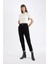 Paperbag Gabardin Kumaş Pantolon Yüksek Bel Cepli Basic Düz Standart Paça S2790AZ24WN 1