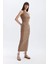 Straight Fit Normal Bel Bürümcük Midi Etek D2839AX24HS 3
