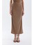 Straight Fit Normal Bel Bürümcük Midi Etek D2839AX24HS 4