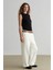 Carrot Fit Gabardin Kumaş Pantolon Kemerli Yüksek Bel Kısa Paça D2732AX25SP 3