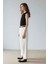 Carrot Fit Gabardin Kumaş Pantolon Kemerli Yüksek Bel Kısa Paça D2732AX25SP 4