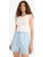 Yüksek Bel Yumuşak Jean Şort E0957AX25SM 2