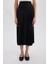 A Kesim Yüksek Bel Pileli Basic Düz Saten Maxi Etek D2871AX24AU 4
