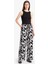 Wide Leg Poplin Kumaş Palazzo Pantolon Yüksek Bel Uzun Boy Geniş Paça E9907AX25SM 5
