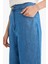 Culotte Beli Lastikli Kısa Paça Bilek Boy Jean Pantolon E3041AX25SM 5
