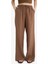 Wide Leg Çift Cepli Beli Lastikli Standart Boy Keten Karışımlı Pantolon E1981AX25SM 4