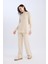Triko Pantolon Regular Fit Basic Düz Beli Lastikli Düz Paça D6912AX24WN 2