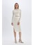 Coool Slim Fit Dar Kesim Basic Düz Yırtmaçlı Triko Midi Etek A2058AX24AU 2