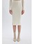 Coool Slim Fit Dar Kesim Basic Düz Yırtmaçlı Triko Midi Etek A2058AX24AU 4