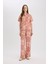 Regular Fit Geniş Bol Paça Desenli Pantolon D4631AX25SP 1