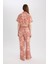 Regular Fit Geniş Bol Paça Desenli Pantolon D4631AX25SP 7