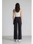 Wide Leg Geniş Paça Beli Lastikli Bağcıklı Basic Düz Palazzo Pantolon C5628AX25SP 7