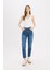 Lina Comfort Mom Normal Bel Düz Paça Jean Kar Yıkamalı Pantolon D8179AX25SP 1