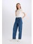 Carrot Fit Yüksek Bel Bilek Boy Jean Yıkamalı Pantolon D4334AX24AU 2