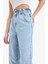 Paperbag Beli Lastikli Bilek Boy Jean Yıkamalı Pantolon E3184AX25SP 6