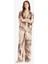 Wide Leg Desenli Modal Kumaş Palazzo Pantolon Yüksek Bel Düz Geniş Paça E8599AX25SM 4
