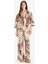 Wide Leg Desenli Modal Kumaş Palazzo Pantolon Yüksek Bel Düz Geniş Paça E8599AX25SM 6