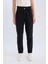 Paperbag Beli Lastikli Kısa Paça Bilek Boy Jean Pantolon D4309ax25sp 4
