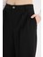 Klasik Kumaş Pantolon Wide Leg Geniş Bol Paça Fleto Cepli Yüksek Bel Standart Boy Basic Düz D8150AX24AU 5