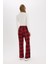 Coool Wide Leg Kareli Kumaş Pijama Pantolon Geniş Bol Paça Beli Cepli Lastikli Normal Bel D9547AX25SP 5