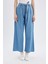 Wide Leg Yüksek Bel Kuşaklı Geniş Paça Uzun Jean Pantolon D2433AX24SM 4
