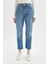 Mary Vintage Straight Fit Yüksek Bel Paça Ucu Kesik Bilek Boy Jean Yıkamalı Pantolon C7367AX24AU 4