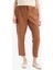 Lastikli Bel Bağcıklı Basic Düz Paça Jogger Pantolon D2573AX25SP 5