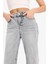 Straight Fit Yüksek Bel Kısa Paça Jean Yıkamalı Pantolon E8013AX25SM 5