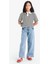 Kız Çocuk Wide Leg Geniş Paça Jean Pantolon D7093A825SM 1