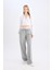 Wide Leg Kumaş Pantolon Normal Bel Geniş Cepli Pensli Bol Paça E2470AX24WN 2
