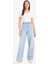 Yüksek Bel Geniş Paça Uzun Yumuşak Jean Pantolon E1703AX25SM 1