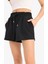 Relax Fit Beli Lastikli Bağcıklı Bermuda Şort E9686AX25SM 6