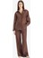 Straight Fit Modal Kumaş Palazzo Pantolon Yüksek Bel Uzun Boy E9103AX25SM 5