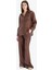 Straight Fit Modal Kumaş Palazzo Pantolon Yüksek Bel Uzun Boy E9103AX25SM 6