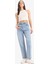 Mary Vintage Straight Fit Yüksek Bel Düz Paça Jean Kar Yıkamalı Pantolon D7977AX25SP 2