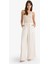 Wide Leg Keten Karışımlı Pantolon Yüksek Bel Uzun Boy Geniş Paça E6408AX25SM 2