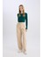 Coool Gabardin Pantolon Baggy Fit Normal Bel Cepli Basic Düz D3761AX24AU 2