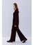 Triko Pantolon Regular Fit Beli Lastikli Cepli Düz Basic Düz Paça D7511AX24WN 2