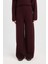 Triko Pantolon Regular Fit Beli Lastikli Cepli Düz Basic Düz Paça D7511AX24WN 6