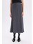 A Kesim Esnek Belli Basic Düz Normal Bel Maxi Etek 6
