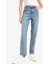 Lina Comfort Mom Normal Bel Düz Paça Jean Kar Yıkamalı Pantolon D8209AX25SP 4