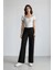 Wide Leg Kumaş Pantolon Normal Bel Geniş Cepli Pensli Bol Paça E2470AX24WN 1