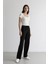 Wide Leg Kumaş Pantolon Normal Bel Geniş Cepli Pensli Bol Paça E2470AX24WN 2