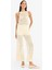 Wide Leg Geniş Paça Ajur Triko Pantolon F3777AX25SM 2