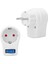 16816 Tekli Beyaz Anahtarlı Akım Korumalı Priz (10A-2510W) (Internet Satışı 100 Tl Altı Yasak) (5047) 2