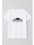 Kadın %100 Pamuk Bodrum Baskılı Kısa Kollu Beyaz T-Shirt 2